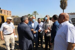 محافظ الجيزة يتفقد محطة المناولة 